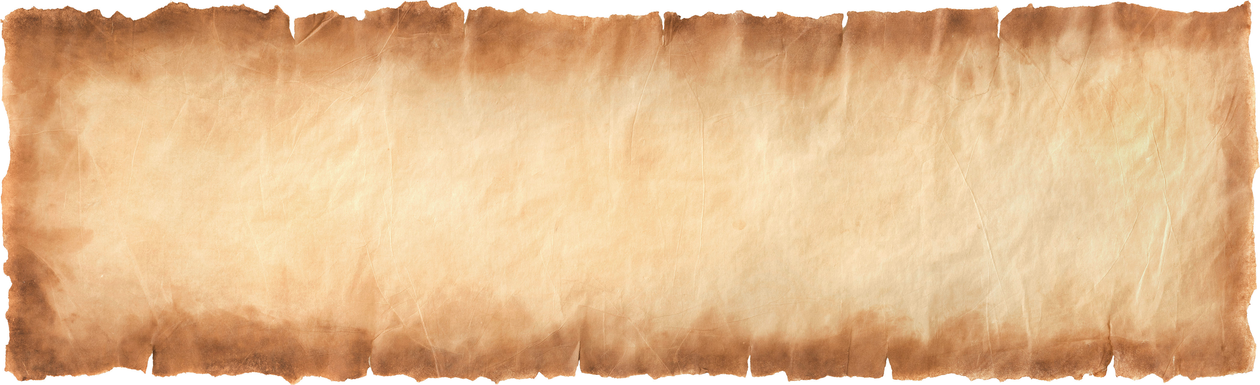 Aged Parchment Paper Scroll