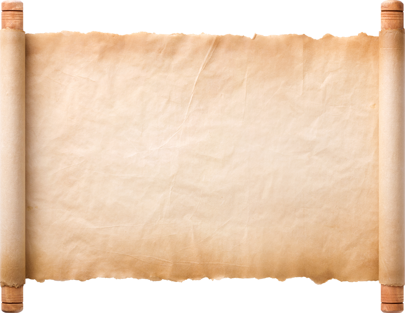 Vintage Parchment Paper Scroll